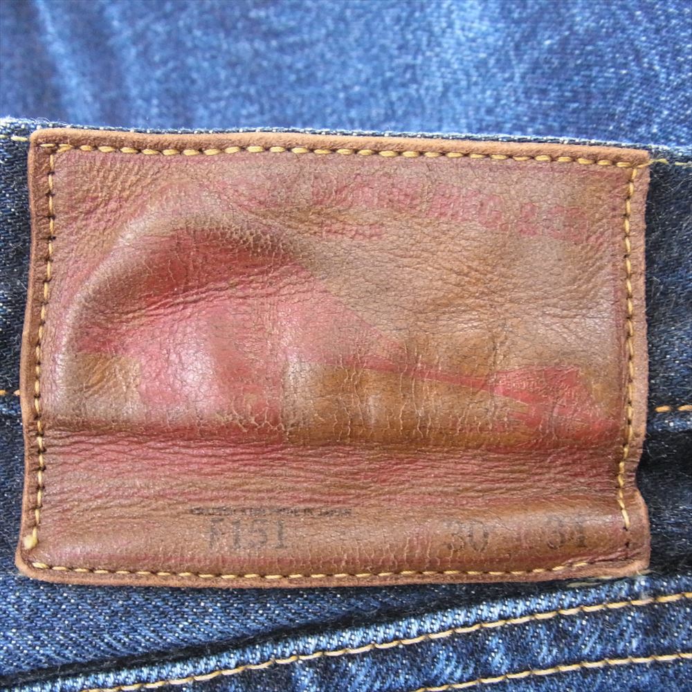 FOB FACTORY エフオービーファクトリー F151 セルヴィッジ XX5P デニム パンツ ジーンズ インディゴブルー系 30【中古】