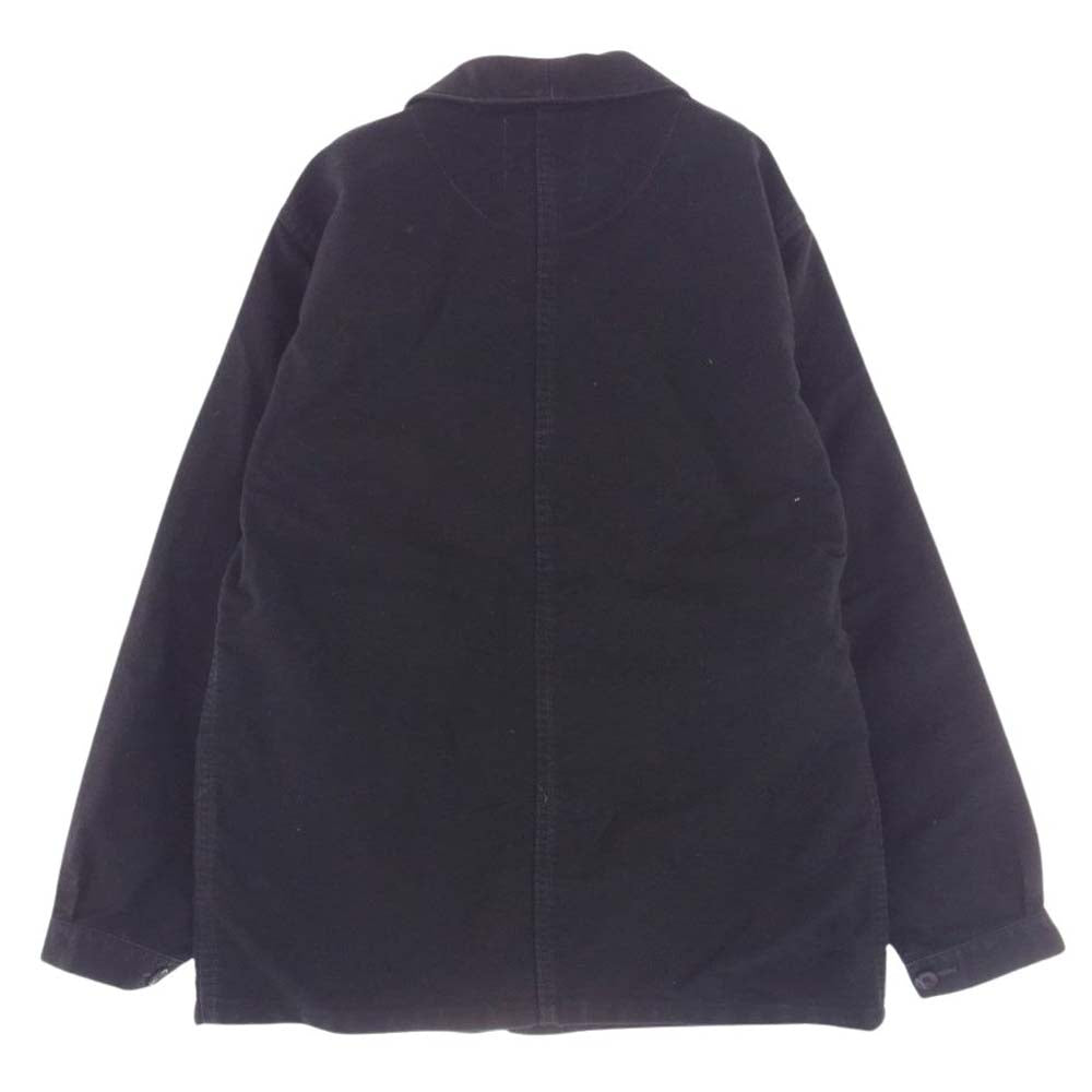 ルサンパレイユ COTTON MOLESKIN TRADITIONAL COVERALL コットン モールスキン トラディショナル カバーオール ジャケット ブラック系 40【中古】