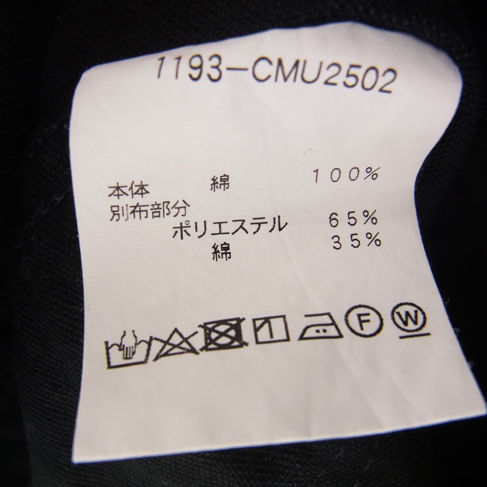 ルサンパレイユ COTTON MOLESKIN TRADITIONAL COVERALL コットン モールスキン トラディショナル カバーオール ジャケット ブラック系 40【中古】