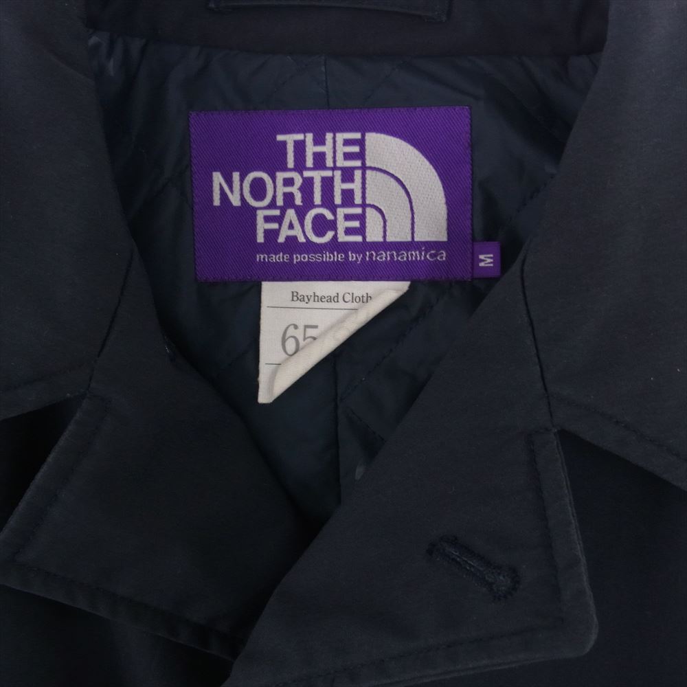 THE NORTH FACE ノースフェイス NY2071N PURPLE LABEL パープルレーベル 65/35 PRIMALOFT 中綿 ステンカラー コート ネイビー系 M【中古】