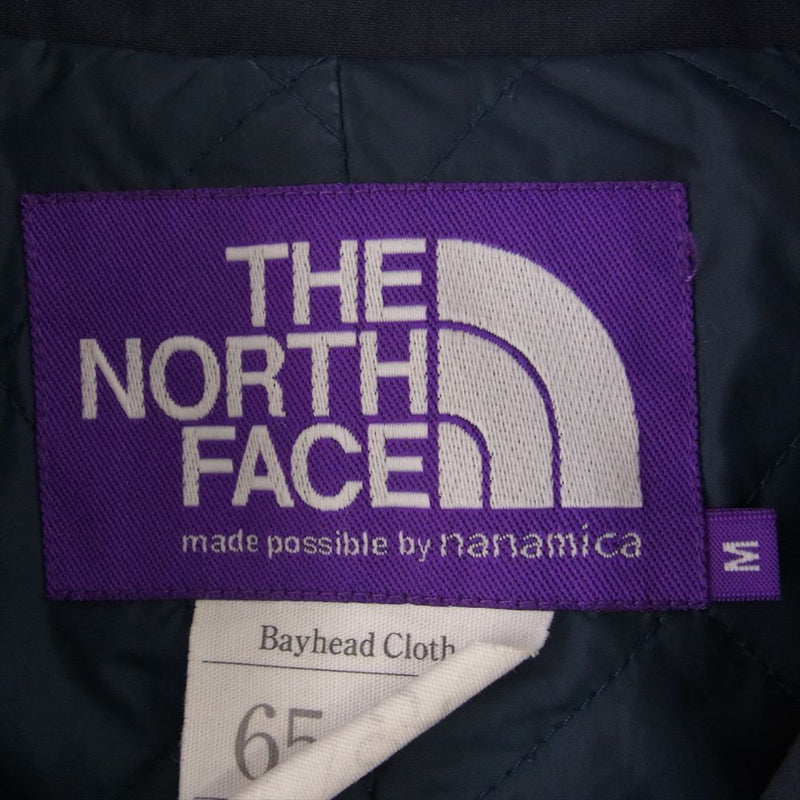 THE NORTH FACE ノースフェイス NY2071N PURPLE LABEL パープルレーベル 65/35 PRIMALOFT 中綿 ステンカラー コート ネイビー系 M【中古】