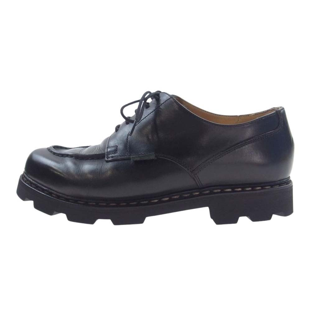Paraboot パラブーツ CHAMBORD シャンボード Uチップ リスレザー シューズ ブラック系 5.5【中古】