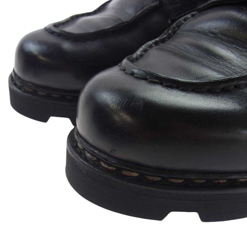 Paraboot パラブーツ CHAMBORD シャンボード Uチップ リスレザー シューズ ブラック系 5.5【中古】