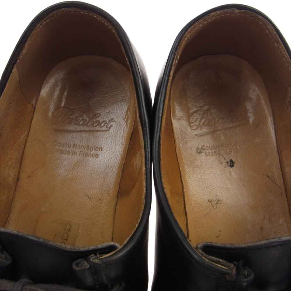 Paraboot パラブーツ ミカエル レザー チロリアン シューズ ブラック系 40【中古】