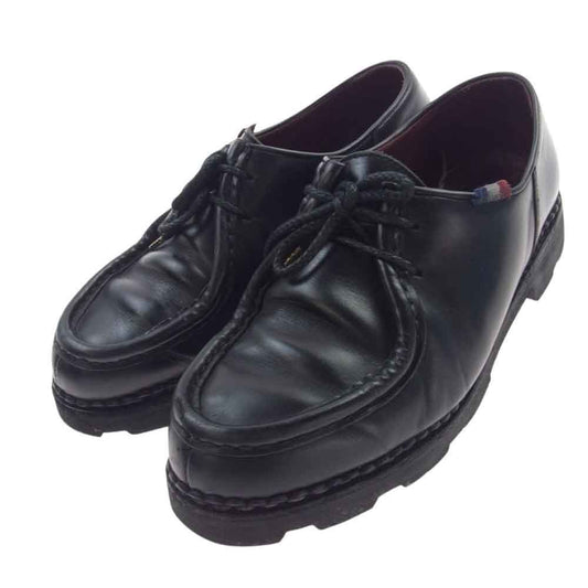 Paraboot パラブーツ MICHAEL ミカエル リスレザー  チロリアン シューズ ブラック系 40【中古】