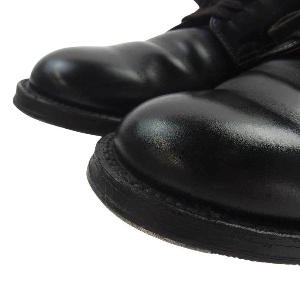 ALDEN オールデン 53711 プレーントゥ ダービー シューズ ブラック系 US7.5D【中古】