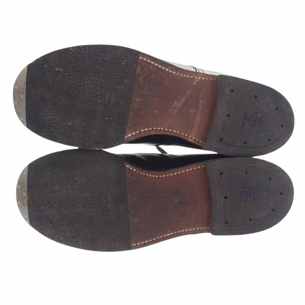 ALDEN オールデン 53711 プレーントゥ ダービー シューズ ブラック系 US7.5D【中古】