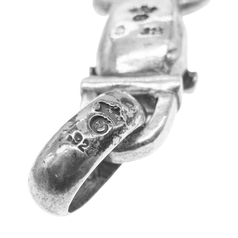 GABOR ガボール Gaboratory International ガボラトリーインターナショナル ギャランティ付属 ブルドッグ ペンダントトップ シルバー系【中古】