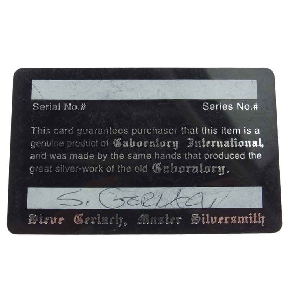GABOR ガボール Gaboratory International ガボラトリーインターナショナル ギャランティ付属 ブルドッグ ペンダントトップ シルバー系【中古】