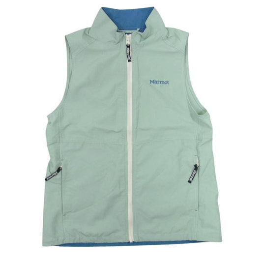 MARMOT マーモット TOWNJK11 Valley Wind Vest ウインド ベスト ライトグリーン系 L【中古】