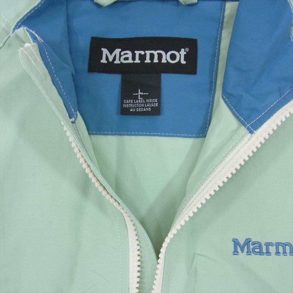 MARMOT マーモット TOWNJK11 Valley Wind Vest ウインド ベスト ライトグリーン系 L【中古】