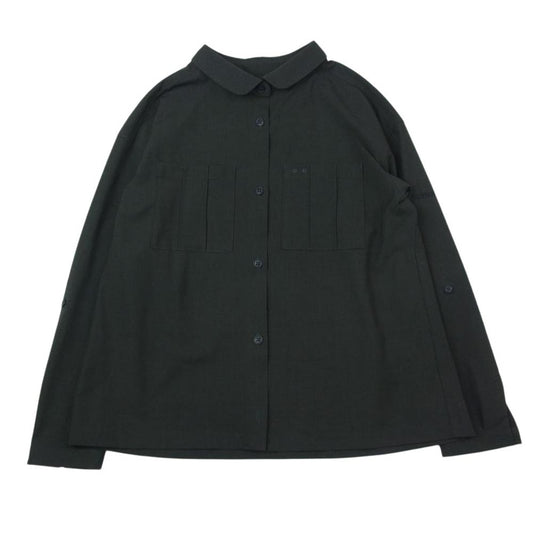 MARMOT マーモット TOWRJB77YY   × 四角友里 Yama Shirt ヤマ シャツ 長袖 カーキ系 M【中古】