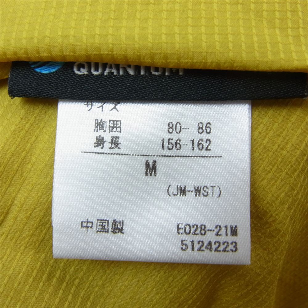 MARMOT マーモット TOWTJK14YY × 四角友里 FLIGHT JACKET フライト ジャケット  イエロー系 M【中古】