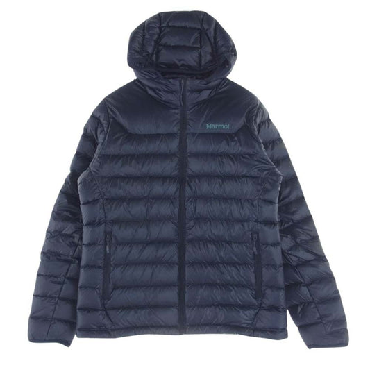 MARMOT マーモット TOWSJL20 1000 Ease Down Hoody ダウン フーディー パーカー ジャケット ネイビー系 L【中古】