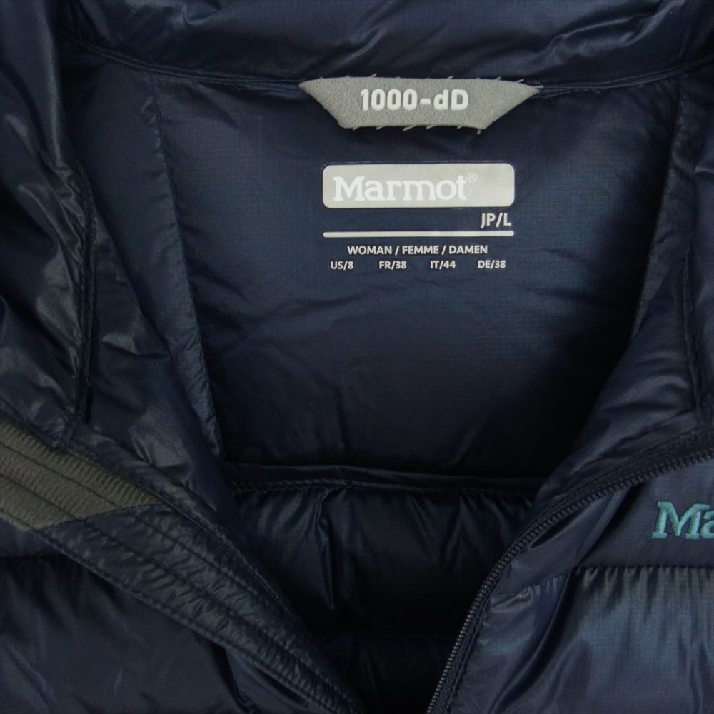 MARMOT マーモット TOWSJL20 1000 Ease Down Hoody ダウン フーディー パーカー ジャケット ネイビー系 L【中古】
