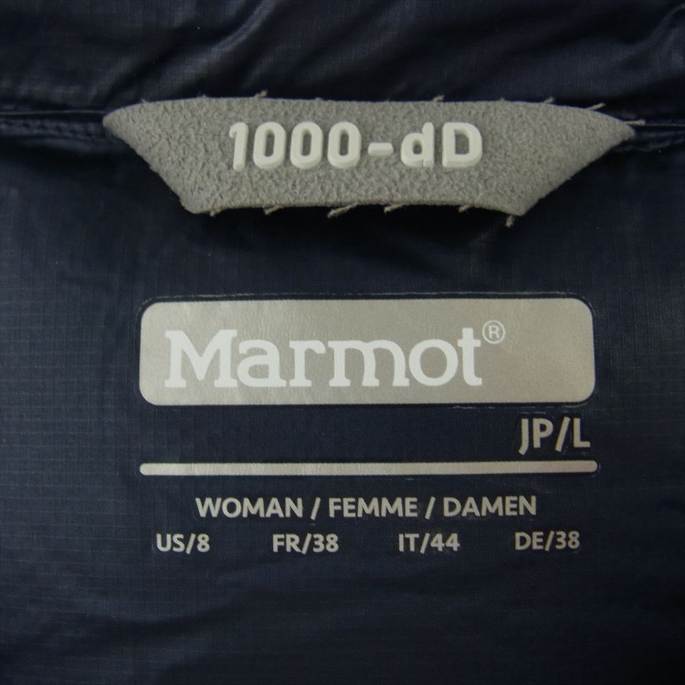 MARMOT マーモット TOWSJL20 1000 Ease Down Hoody ダウン フーディー パーカー ジャケット ネイビー系 L【中古】