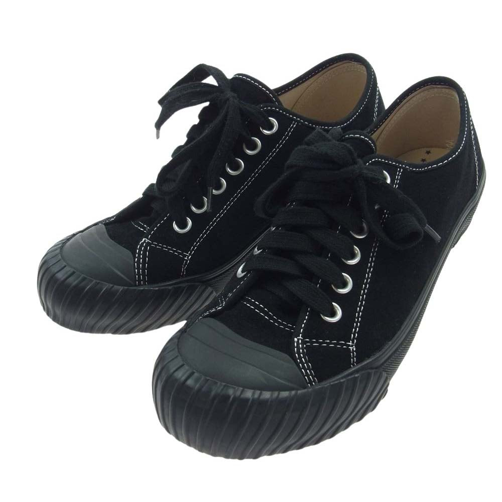 CUSHMAN クッシュマン WW2 ローカット スエード スニーカー ブラック系 8【中古】