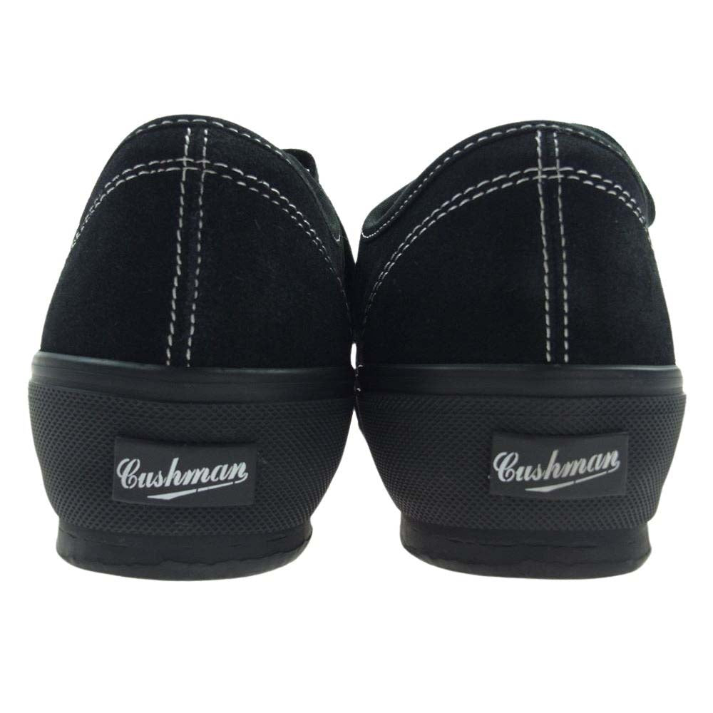 CUSHMAN クッシュマン WW2 ローカット スエード スニーカー ブラック系 8【中古】