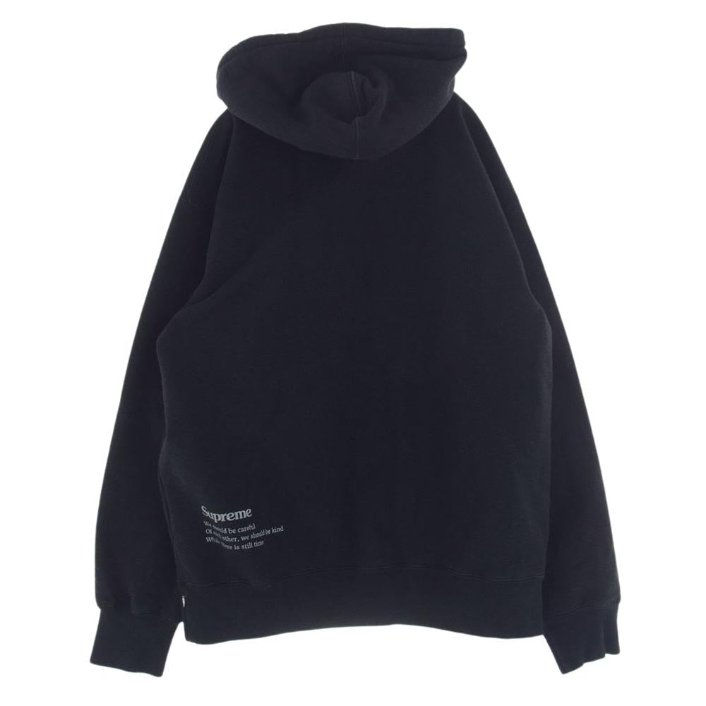 Supreme シュプリーム 21AW Collage Grid Hooded Sweatshirt  コラージュ グリッド フーデッド スウェットシャツ ブラック系 L【中古】