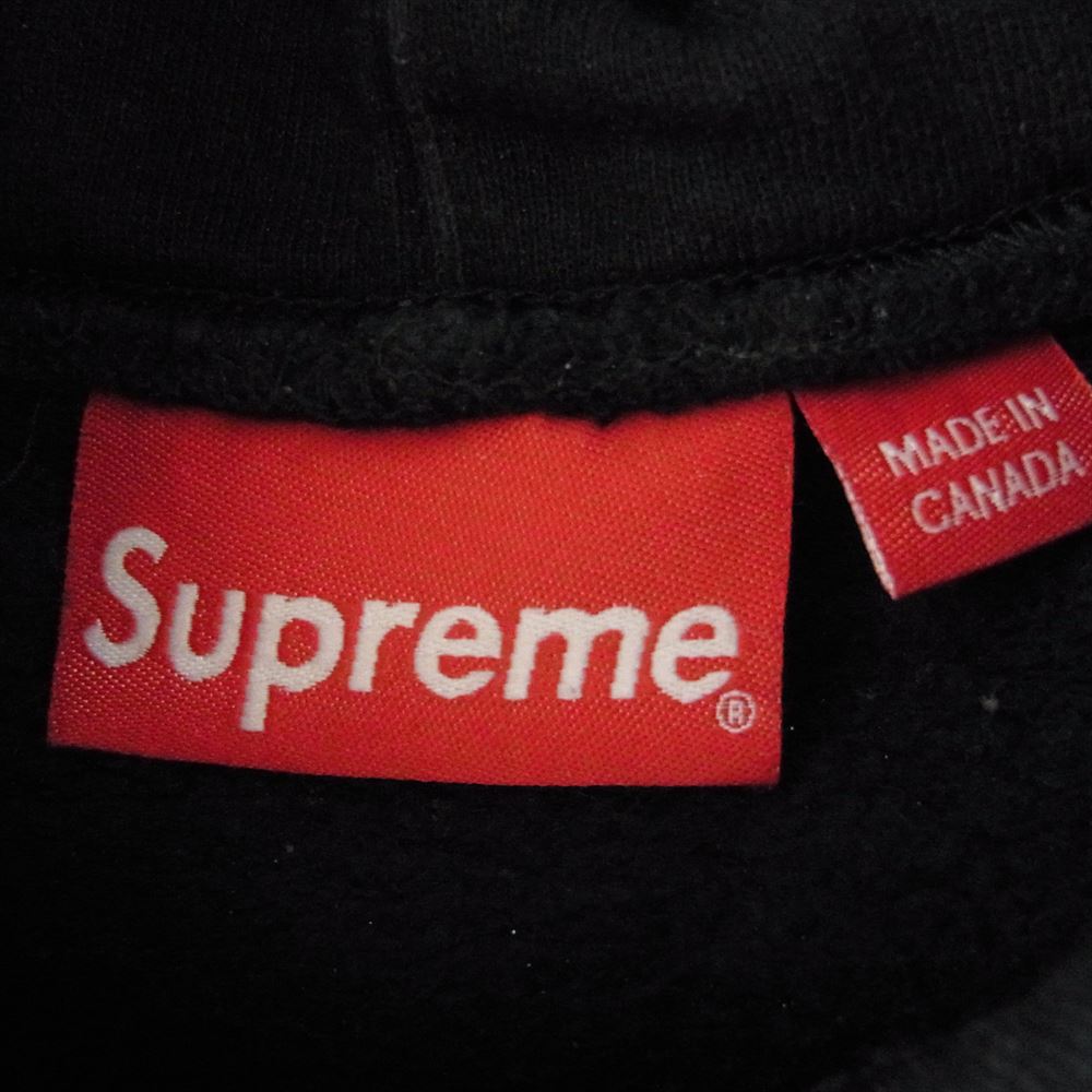 Supreme シュプリーム 21AW Collage Grid Hooded Sweatshirt  コラージュ グリッド フーデッド スウェットシャツ ブラック系 L【中古】