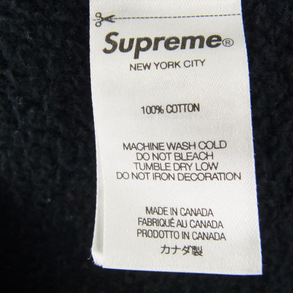 Supreme シュプリーム 21AW Collage Grid Hooded Sweatshirt  コラージュ グリッド フーデッド スウェットシャツ ブラック系 L【中古】