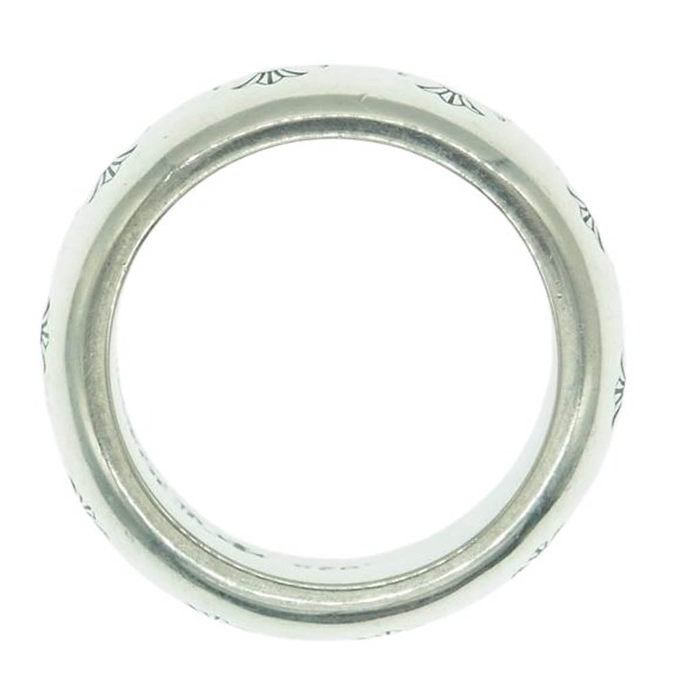 CHROME HEARTS クロムハーツ（原本無） RND 10mm ラウンド リング CHプラス シルバー系 18号【中古】