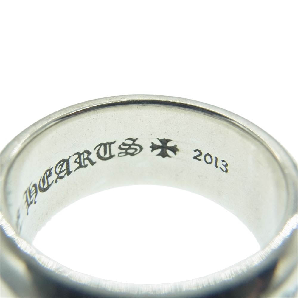 CHROME HEARTS クロムハーツ（原本無） RND 10mm ラウンド リング CHプラス シルバー系 18号【中古】