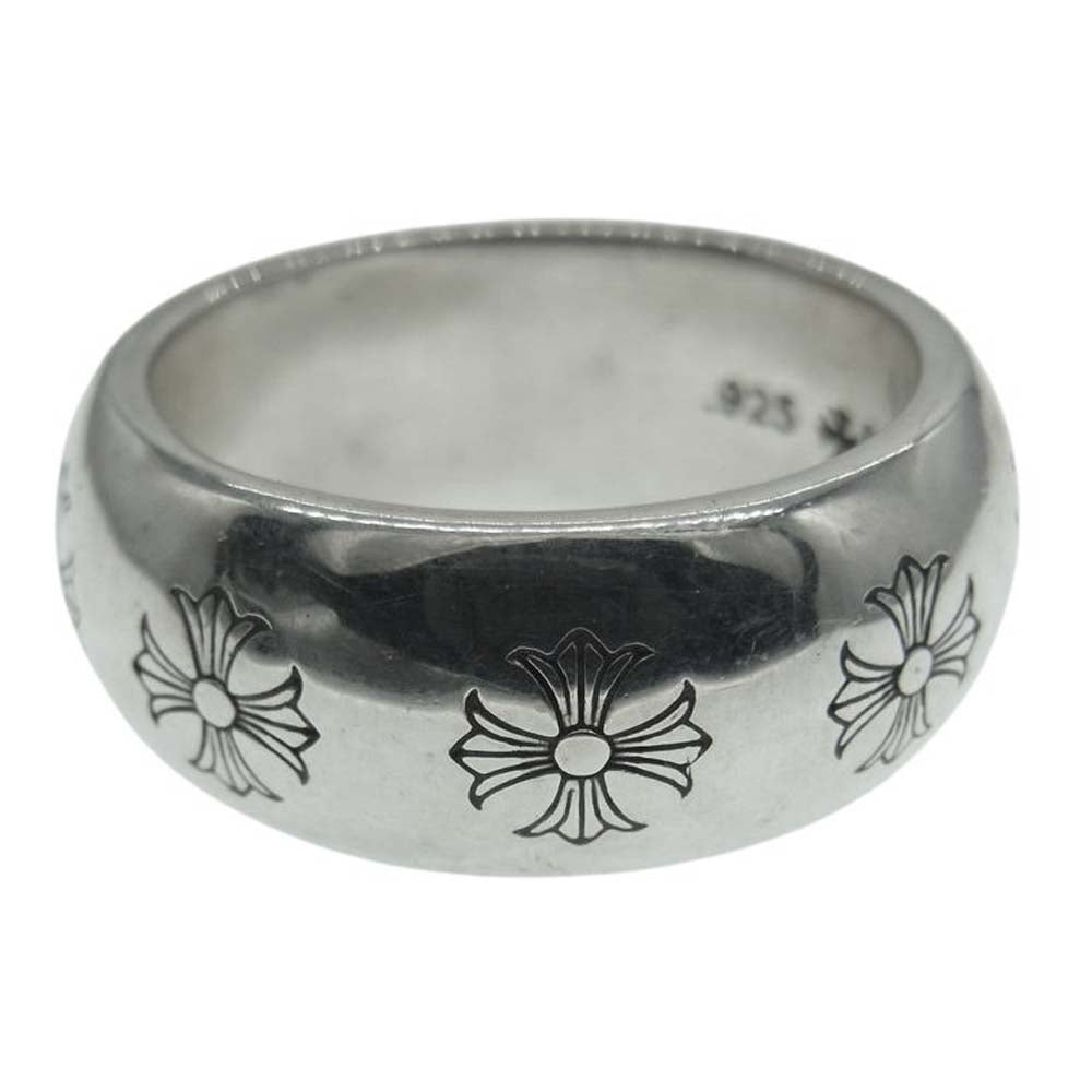 CHROME HEARTS クロムハーツ（原本無） RND 10mm ラウンド リング CHプラス シルバー系 22号【中古】