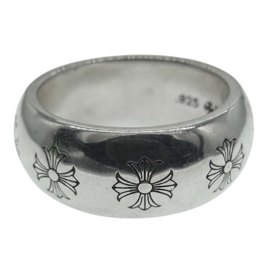 CHROME HEARTS クロムハーツ（原本無） RND 10mm ラウンド リング CHプラス シルバー系 22号【中古】