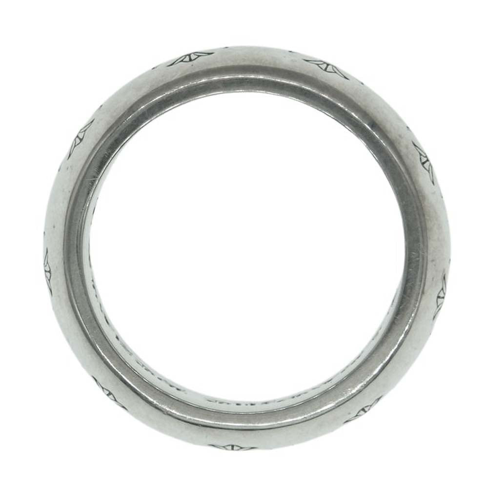 CHROME HEARTS クロムハーツ（原本無） RND 10mm ラウンド リング CHプラス シルバー系 22号【中古】