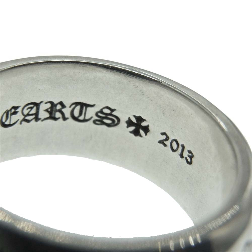 CHROME HEARTS クロムハーツ（原本無） RND 10mm ラウンド リング CHプラス シルバー系 22号【中古】