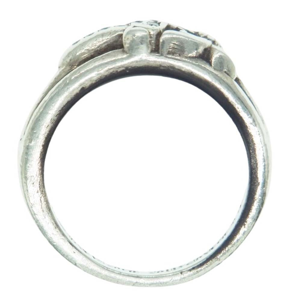 CHROME HEARTS クロムハーツ（原本無） BABY CLSC P D ベイビークラシック ダガー リング パヴェダイヤ シルバー系 8号【中古】