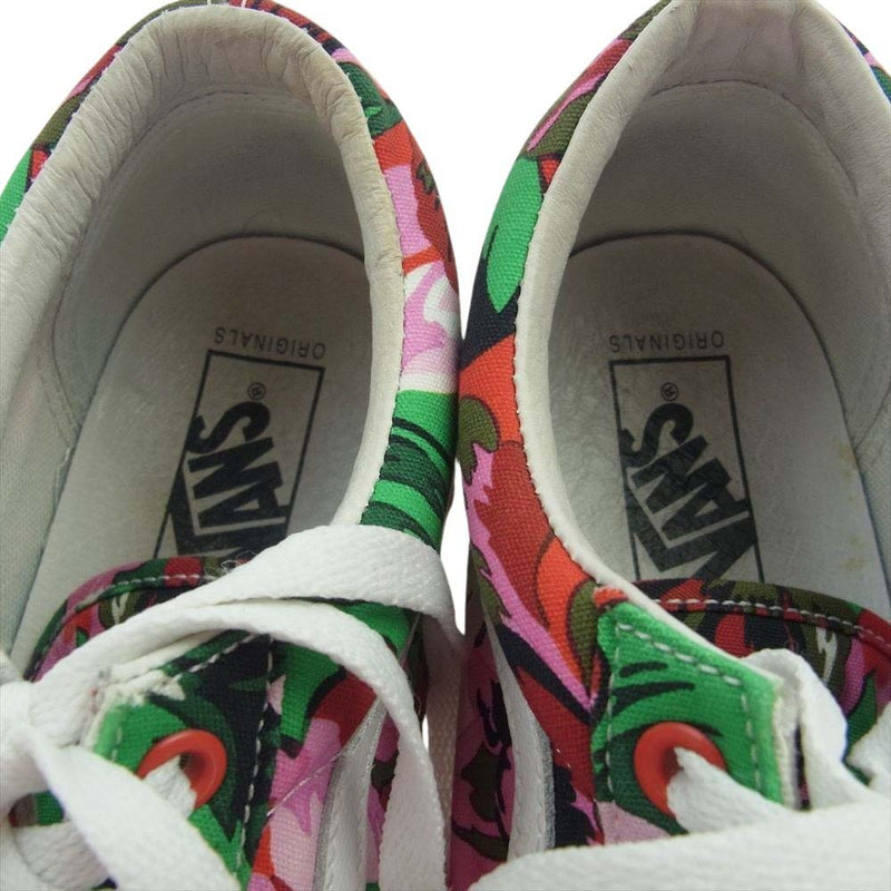 VANS バンズ VN0A4P3X02G1  × KENZO ケンゾー Og Old Skool Lx 花柄 オールドスクール シューズ スニーカー  マルチカラー系 27cm【中古】