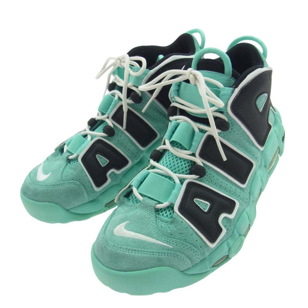 NIKE ナイキ CN8118-400 AIR MORE UPTEMPO LIGHT AQUA エア モア アップテンポ スニーカー ライトブルー系 27cm【中古】
