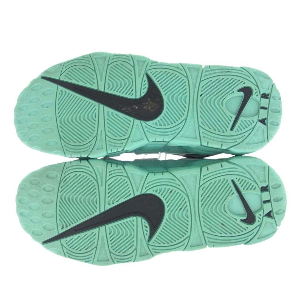NIKE ナイキ CN8118-400 AIR MORE UPTEMPO LIGHT AQUA エア モア アップテンポ スニーカー ライトブルー系 27cm【中古】