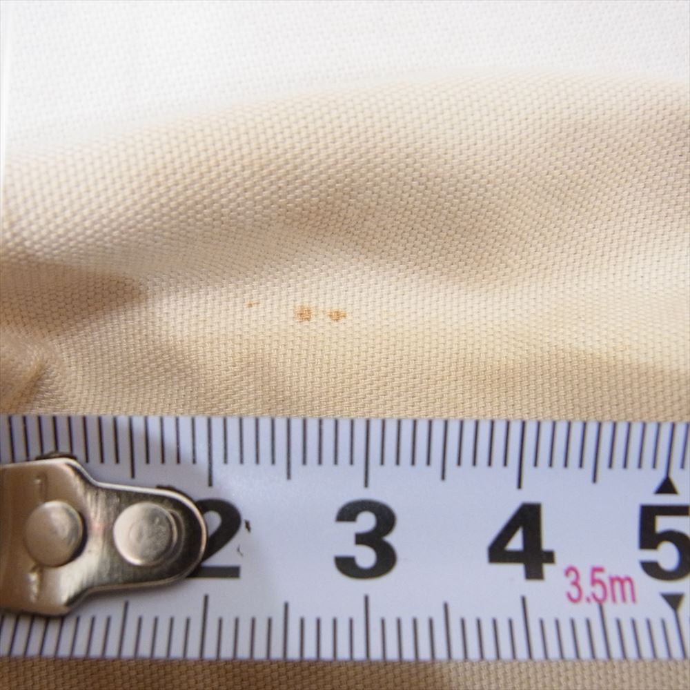 YAECA ヤエカ 19143 COMFORT SHIRT EXTRA WIDE エクストラワイド コンフォート スナップボタン シャツ ベージュ系 L【中古】