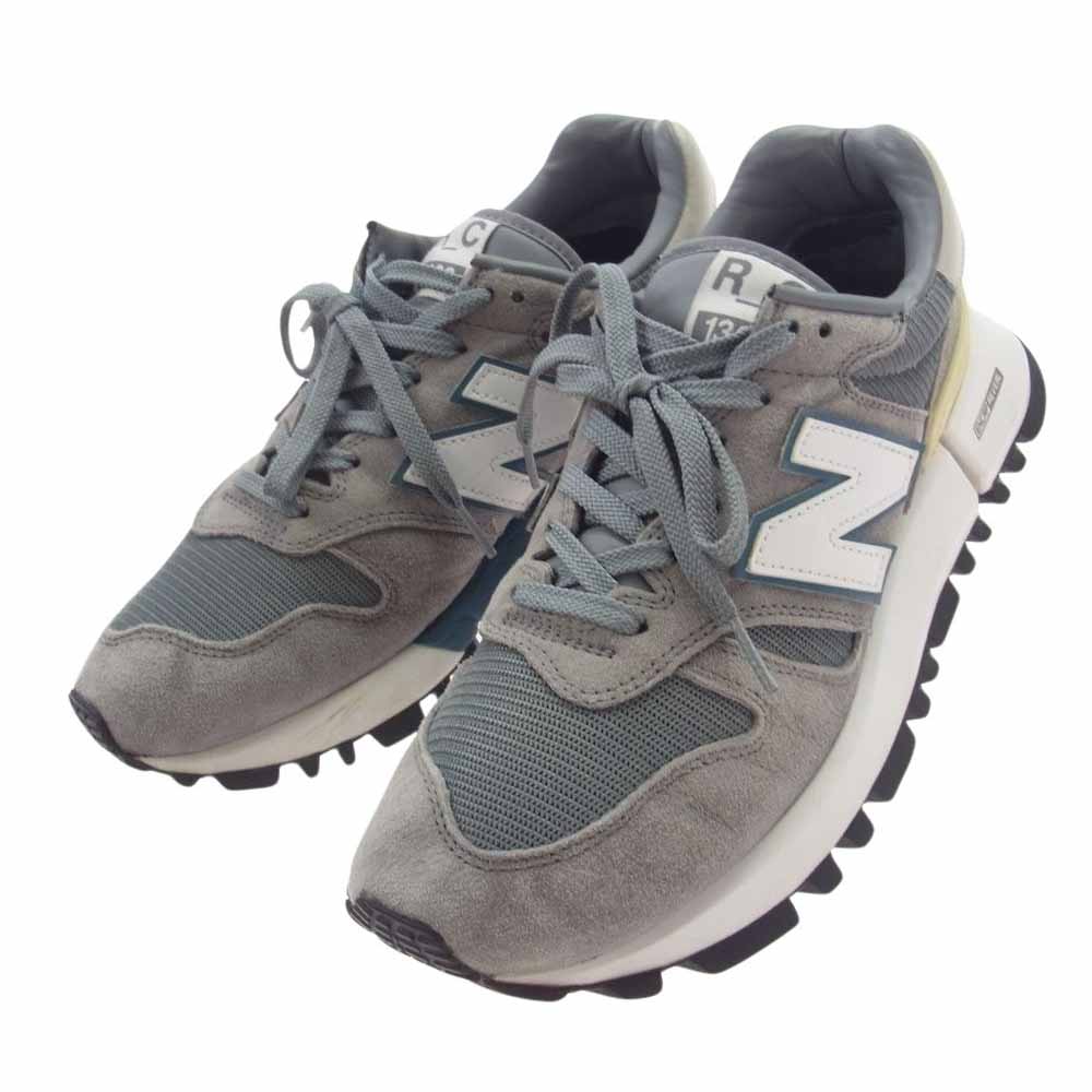 NEW BALANCE ニューバランス MS1300GG 1300 スエード メッシュ ローカット スニーカー グレー系 27.5cm【中古】