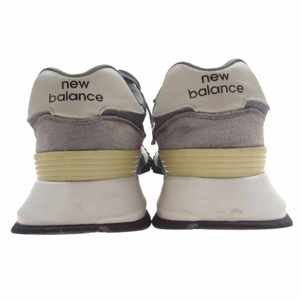 NEW BALANCE ニューバランス MS1300GG 1300 スエード メッシュ ローカット スニーカー グレー系 27.5cm【中古】