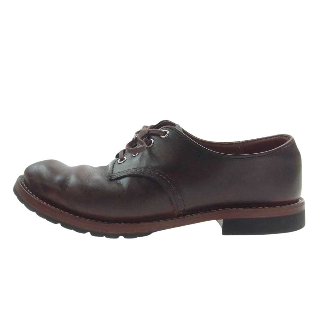 RED WING レッドウィング WORK OXFORD Round toe ワーク オックスフォード ラウンドトゥ シューズ ソールカスタム ブラウン系 27.5cm【中古】