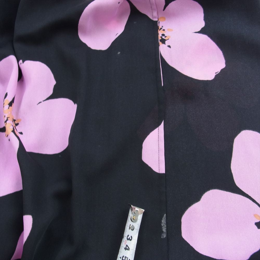 Kate Spade ケイトスペード フラワー 花柄 半袖 ワンピース ブラック系【中古】