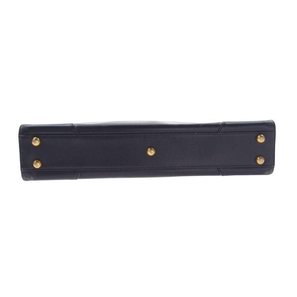 Vivienne Westwood ヴィヴィアンウエストウッド オーブ レザー ブリーフケース ビジネスバッグ ブラック系【中古】