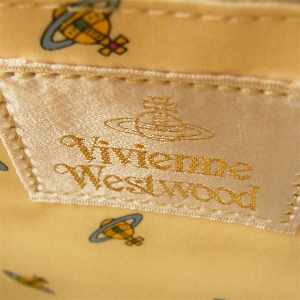 Vivienne Westwood ヴィヴィアンウエストウッド オーブ レザー ブリーフケース ビジネスバッグ ブラック系【中古】