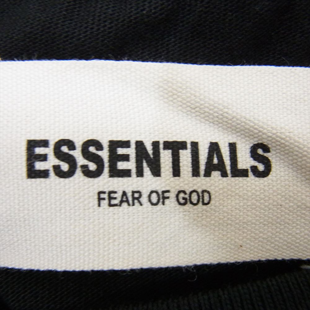 FEAR OF GOD フィアオブゴッド FOG ESSENTIALS ワンスター バックプリント 半袖 Tシャツ ブラック系 M【中古】
