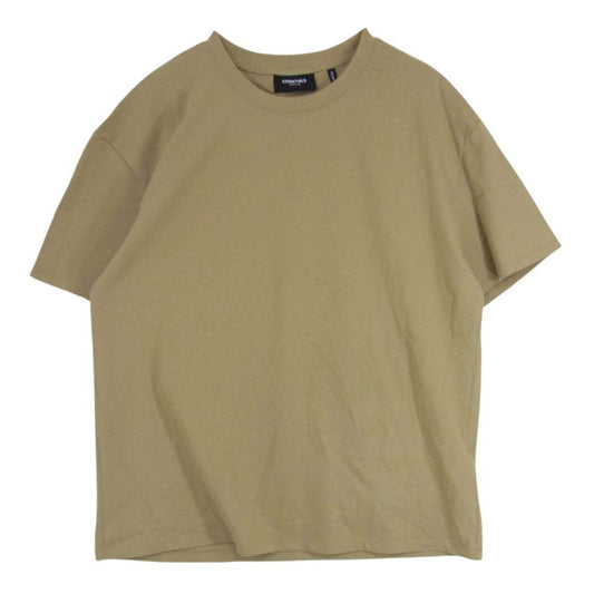FEAR OF GOD フィアオブゴッド FOG ESSENTIALS リフレクティブ ロゴ バックプリント 半袖 Tシャツ デザート カーキ系 S【中古】