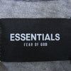 FEAR OF GOD フィアオブゴッド FOG ESSENTIALS リフレクティブ ロゴ バックプリント ハイネック 長袖 カットソー グレー系 L【中古】