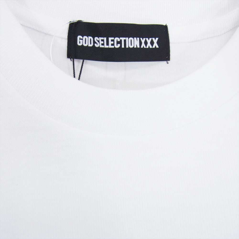 ゴッドセレクショントリプルエックス GX-A23-ST-13 ガール プリント 半袖 Tシャツ ホワイト系 XL【新古品】【未使用】【中古】