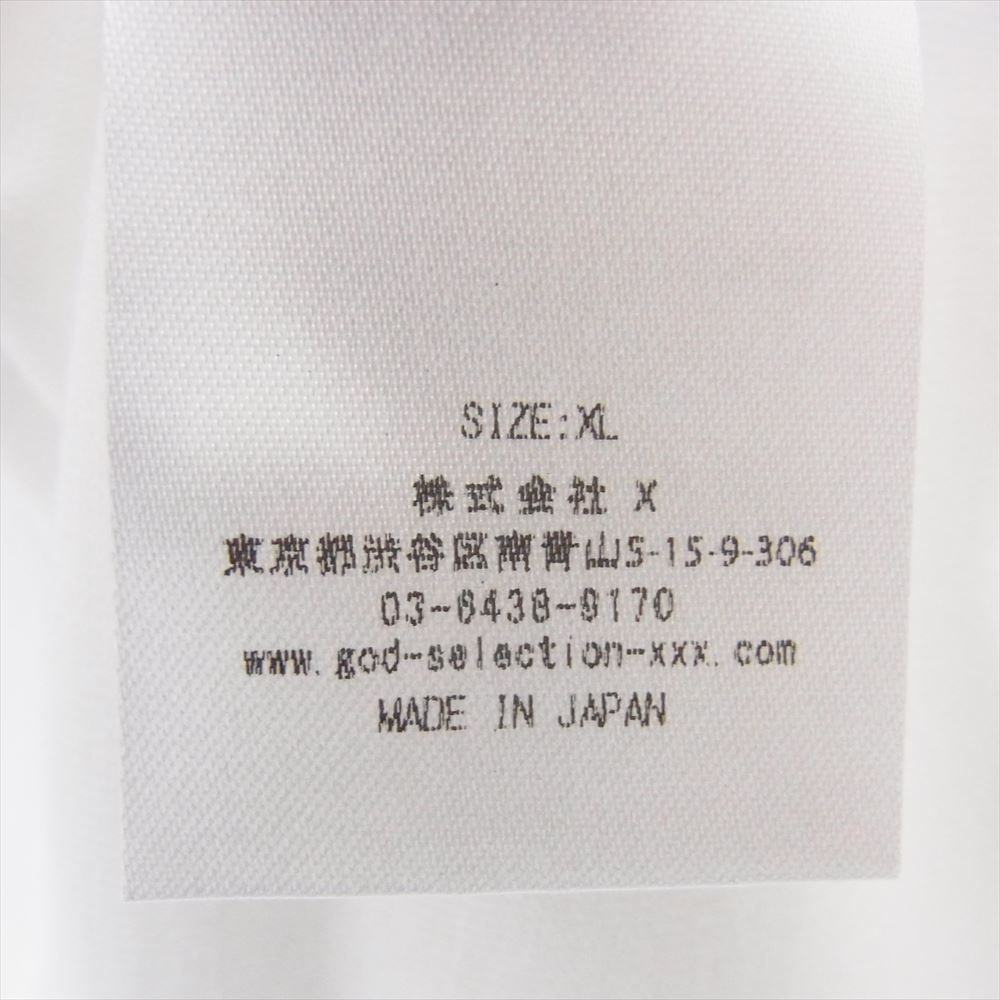 ゴッドセレクショントリプルエックス GX-A23-ST-13 ガール プリント 半袖 Tシャツ ホワイト系 XL【新古品】【未使用】【中古】