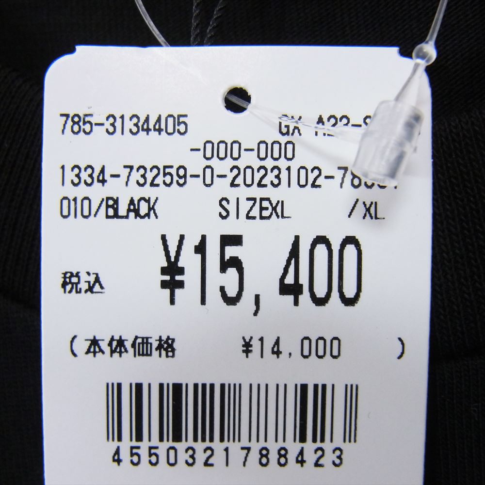 ゴッドセレクショントリプルエックス GX-A23-ST-13 ガール プリント 半袖 Tシャツ ブラック系 XL【新古品】【未使用】【中古】