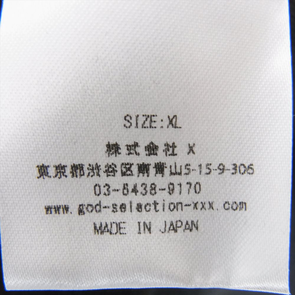 ゴッドセレクショントリプルエックス GX-A23-ST-13 ガール プリント 半袖 Tシャツ ブラック系 XL【新古品】【未使用】【中古】