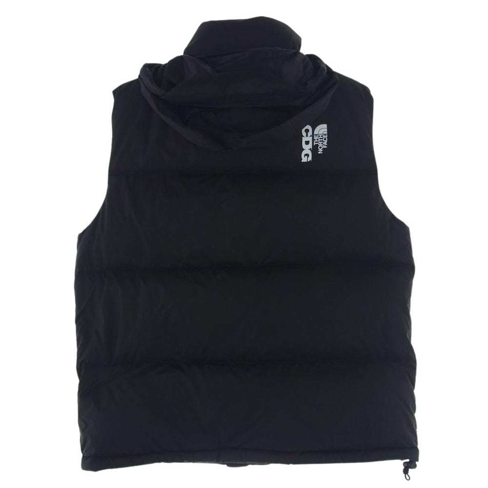 COMME des GARCONS コムデギャルソン ND52310CD × THE NORTHFACE Nuptse Vest ノース フェイス  ヌプシ ベスト ブラック系 S【新古品】【未使用】【中古】